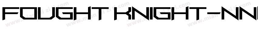 fought knight字体转换